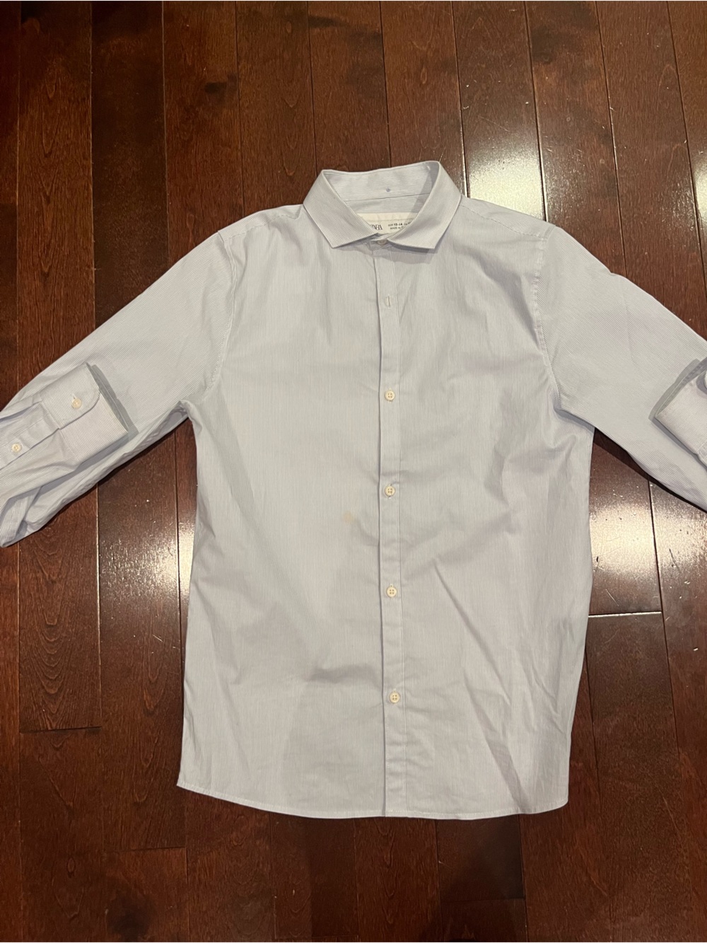 Zara Light Blue boys Dress Shirt